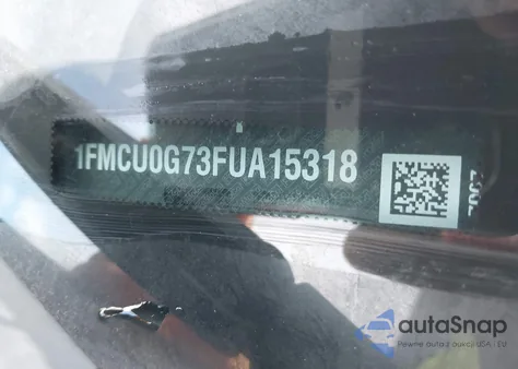 2015 Ford Escape Se from USA, damaged, VIN 1FMCU0G73FUA15318